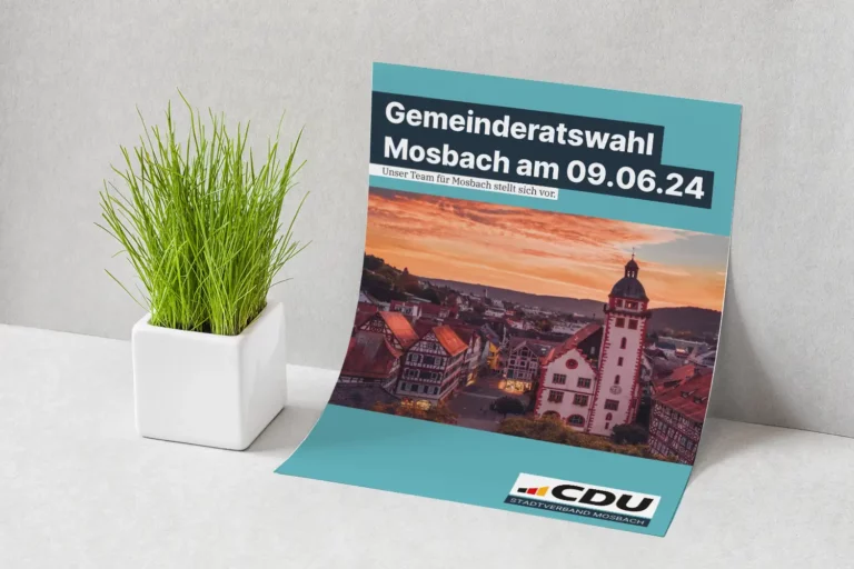 CDU Mosbach Flyer