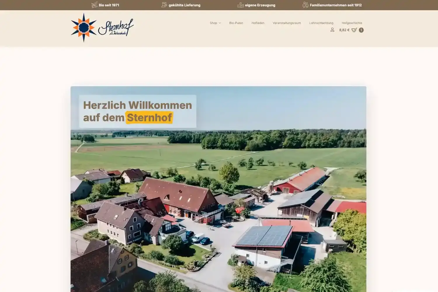 Webshop Sternhof Weikersholz
